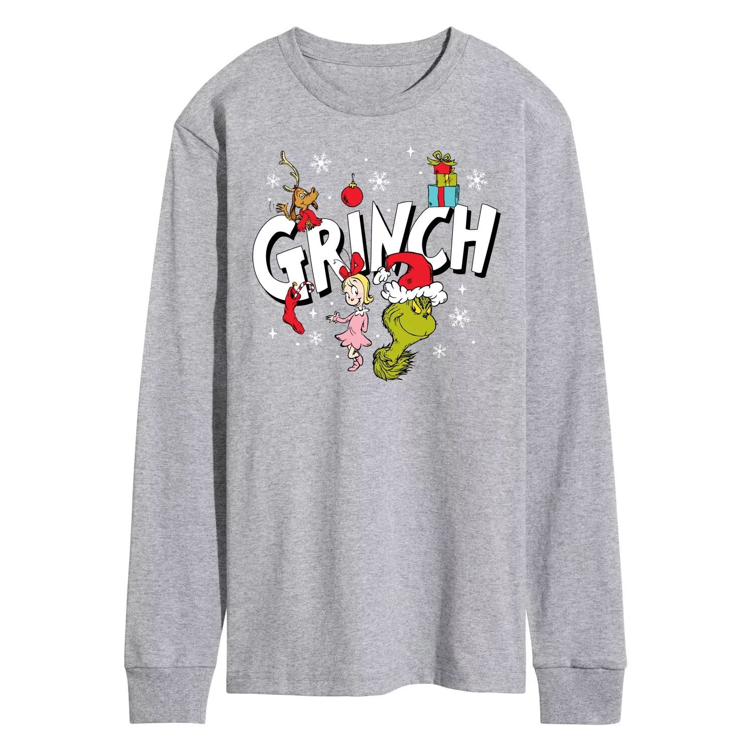 Мужская футболка с длинным рукавом и логотипом Dr. Seuss Grinch Licensed Character
Мужская футболка с длинным рукавом и логотипом Dr. Seuss Grinch Licensed Character