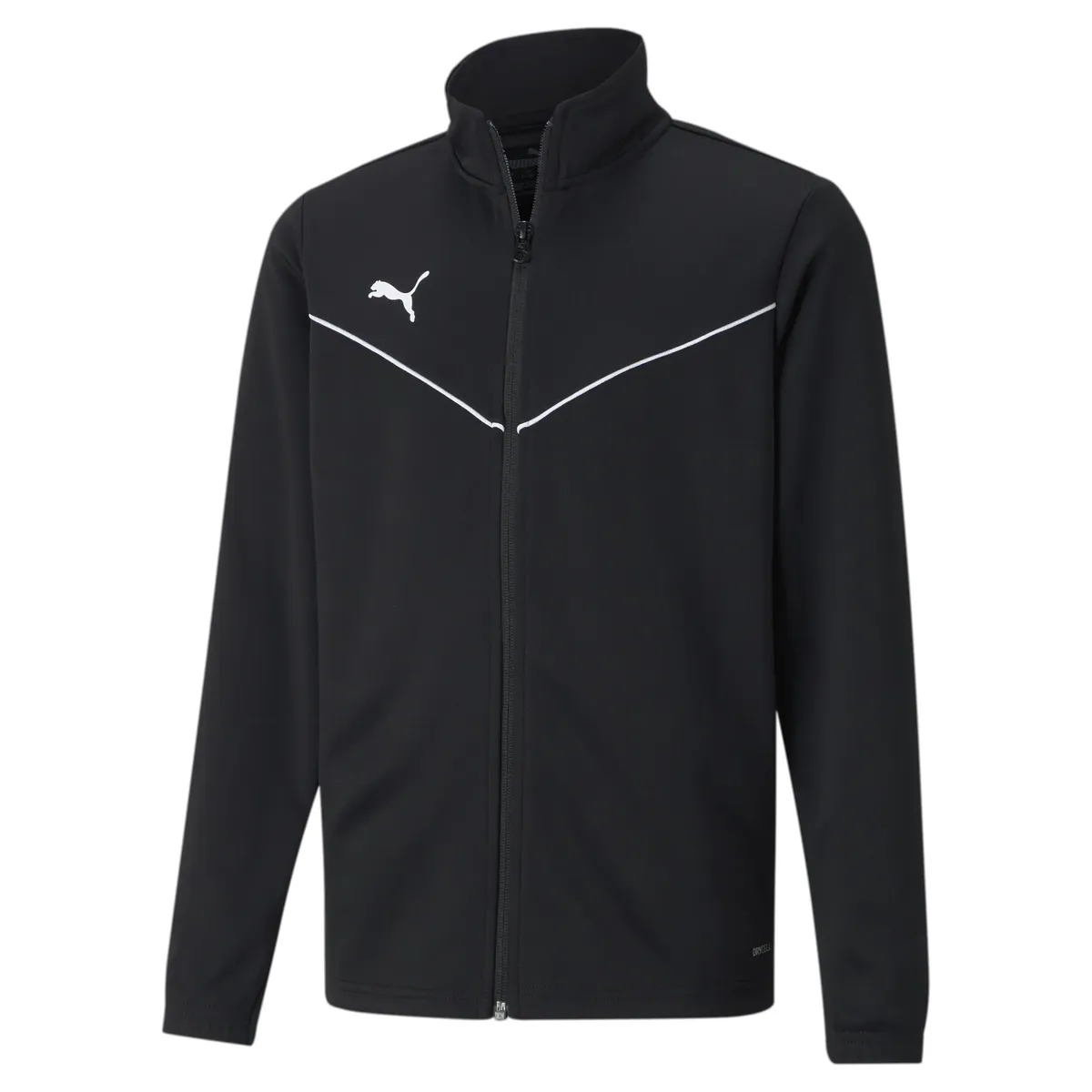 Куртка PUMA тренировочная "TEAMRISE TRAINING POLY JACKET JR", без капюшона, белый 
Куртка PUMA тренировочная "TEAMRISE TRAINING POLY JACKET JR", без капюшона, белый