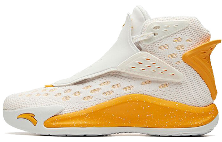 Баскетбольные кроссовки KT5 мужские высокие желтые Anta 
Баскетбольные кроссовки KT5 мужские высокие желтые Anta