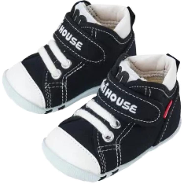 Первые детские кроссовки MIKI HOUSE, черный
Первые детские кроссовки MIKI HOUSE, черный