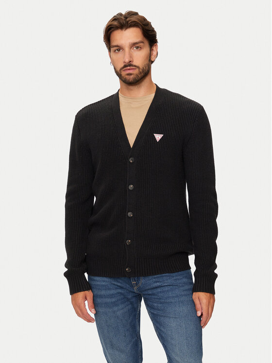 Кардиган стандартного кроя Guess, черный
Кардиган стандартного кроя Guess, черный