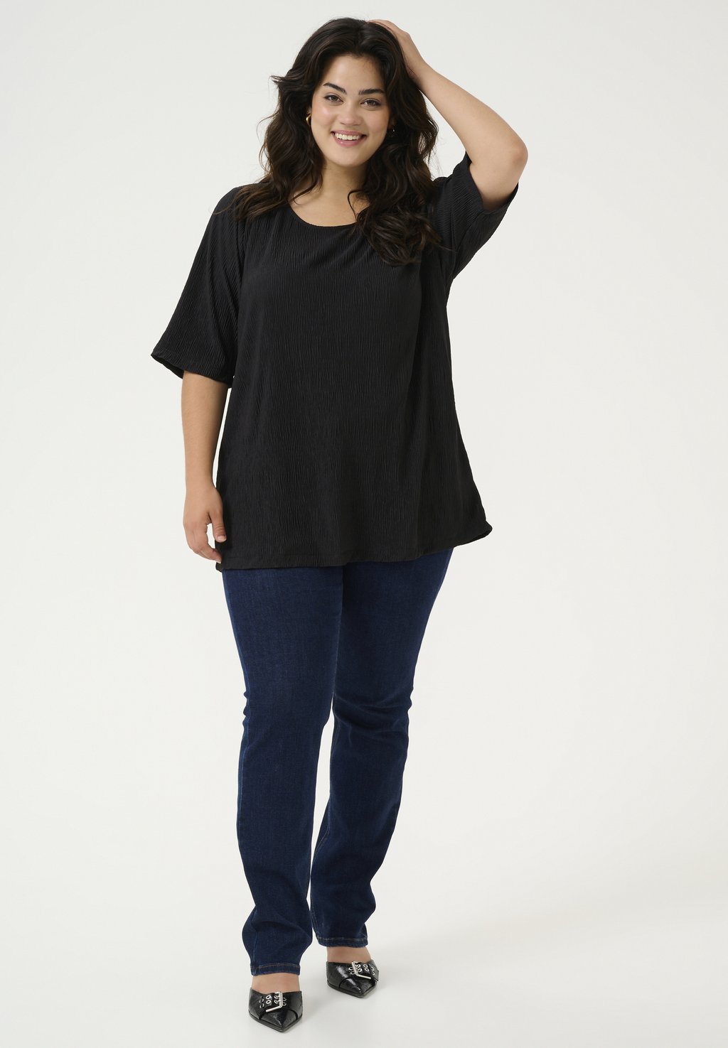 Блуза RUBEN Kaffe Curve, черный 
Блуза RUBEN Kaffe Curve, черный