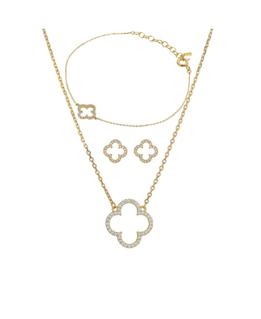 Браслет, ожерелье, гвоздик Aria из стерлингового серебра с покрытием из 18-каратного золота Bearfruit Jewelry, Gold
Браслет, ожерелье, гвоздик Aria из стерлингового серебра с покрытием из 18-каратного золота Bearfruit Jewelry, Gold