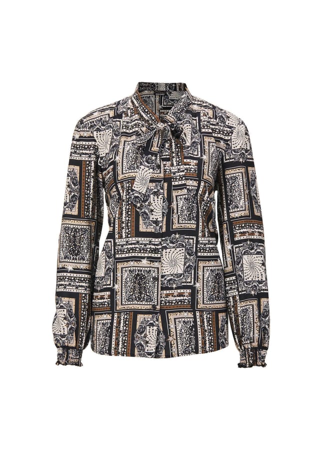 Короткий размер: блузка с принтом Goldner, мультиколор
Короткий размер: блузка с принтом Goldner, мультиколор