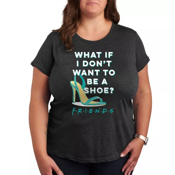 Плюс друзья не хотят быть футболкой с принтом кроссовок Licensed Character, серый
Плюс друзья не хотят быть футболкой с принтом кроссовок Licensed Character, серый