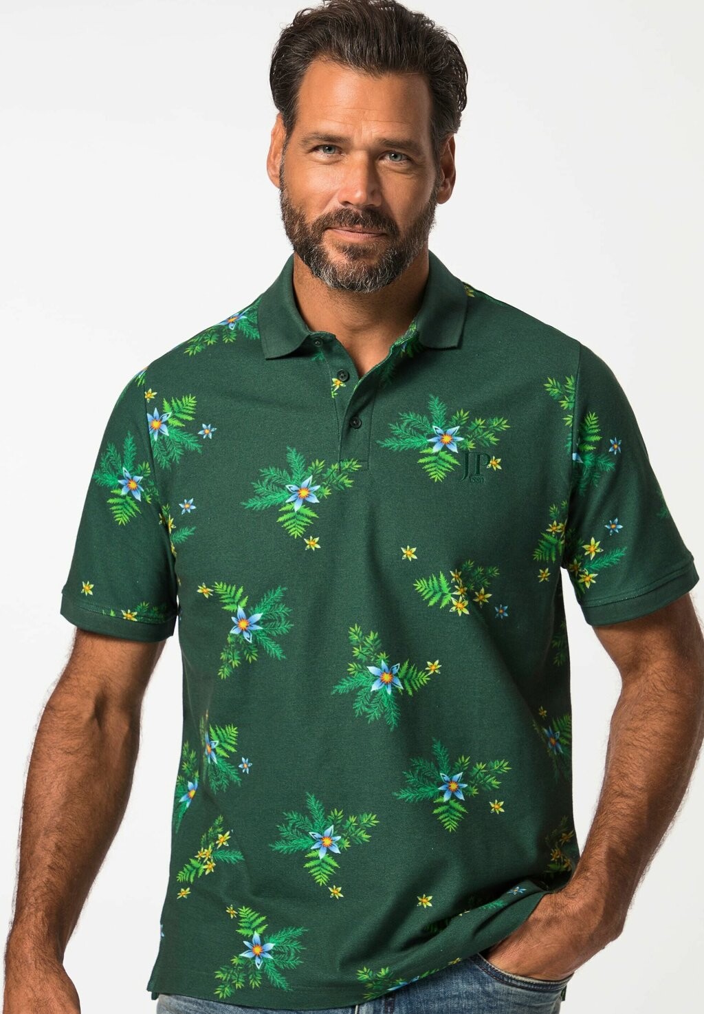 Рубашка поло SHORT SLEEVE FLORAL PATTERN JP1880, зеленый
Рубашка поло SHORT SLEEVE FLORAL PATTERN JP1880, зеленый