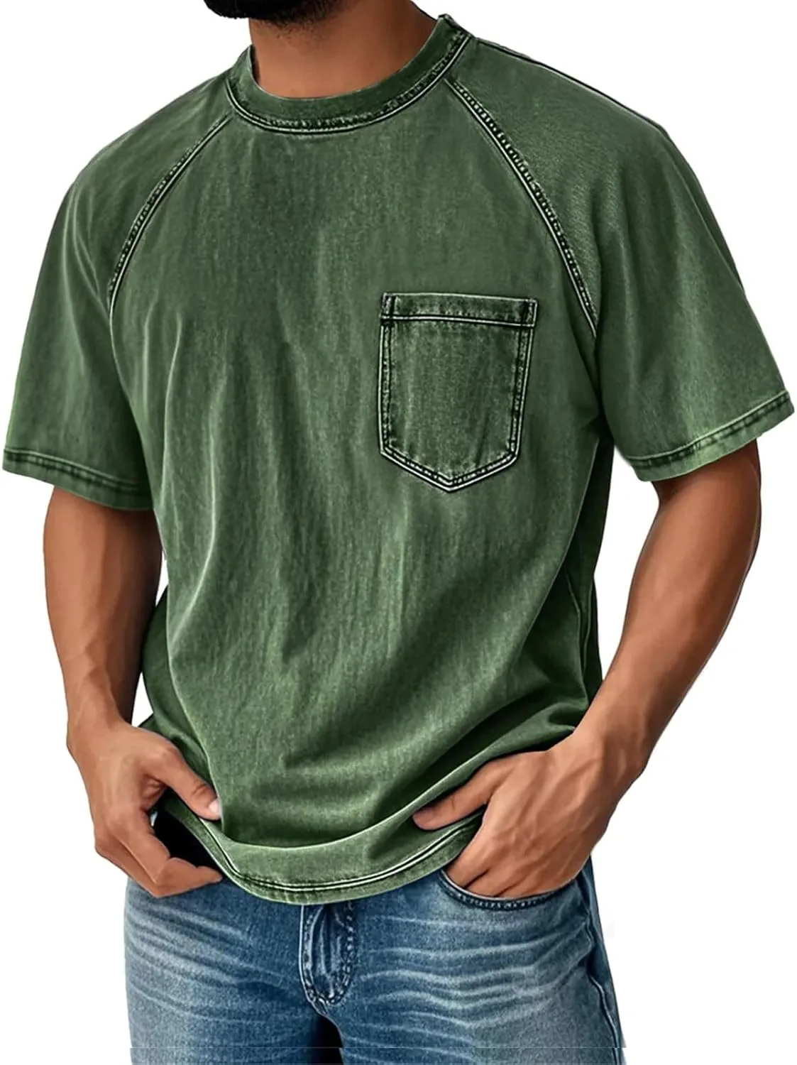 Футболка мужская Oversized, Casual, с карманом, Vintage Washed YSERB
Футболка мужская Oversized, Casual, с карманом, Vintage Washed YSERB