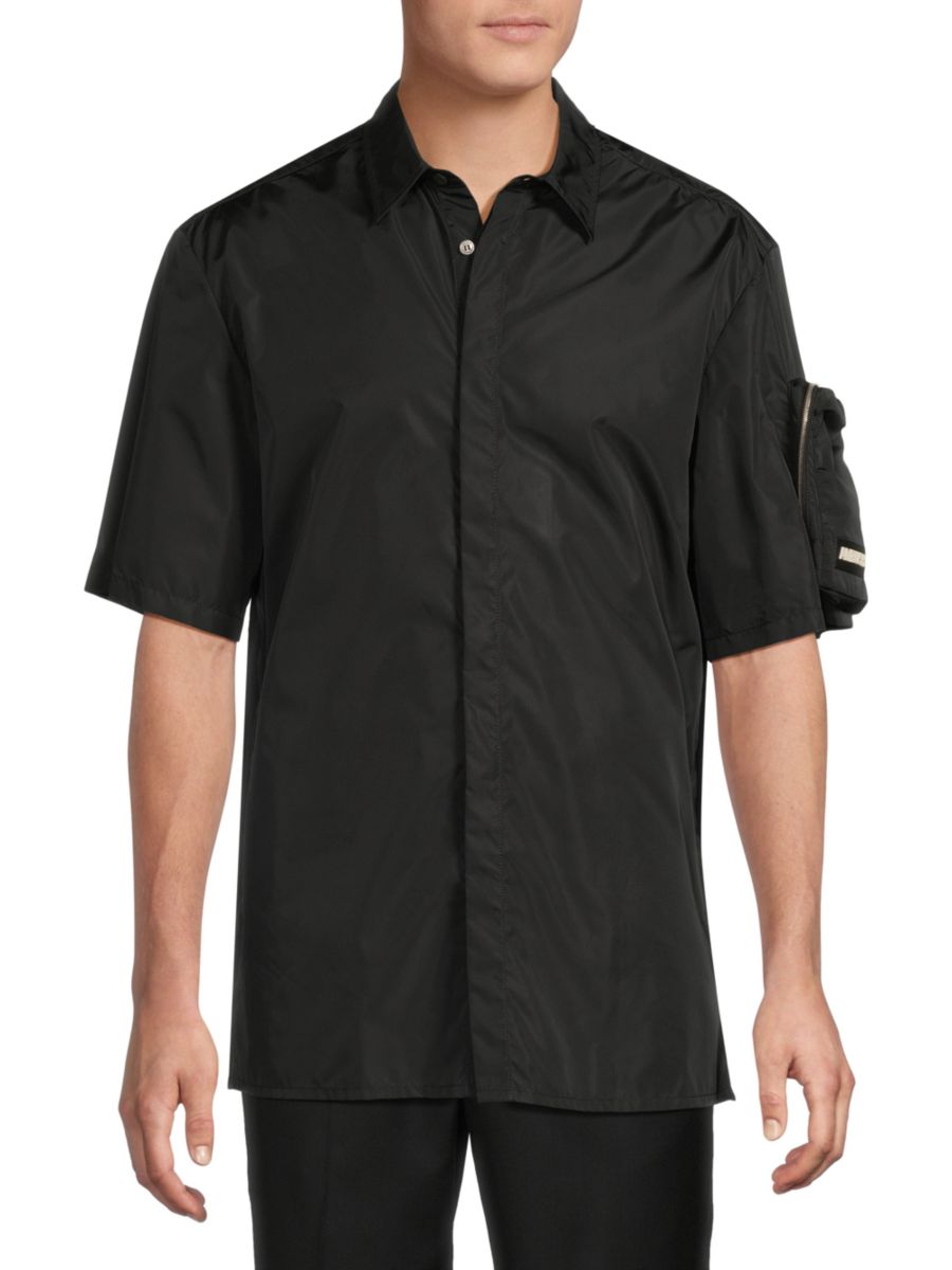 Рубашка с карманом на рукаве Ambush, черный 
Рубашка с карманом на рукаве Ambush, черный