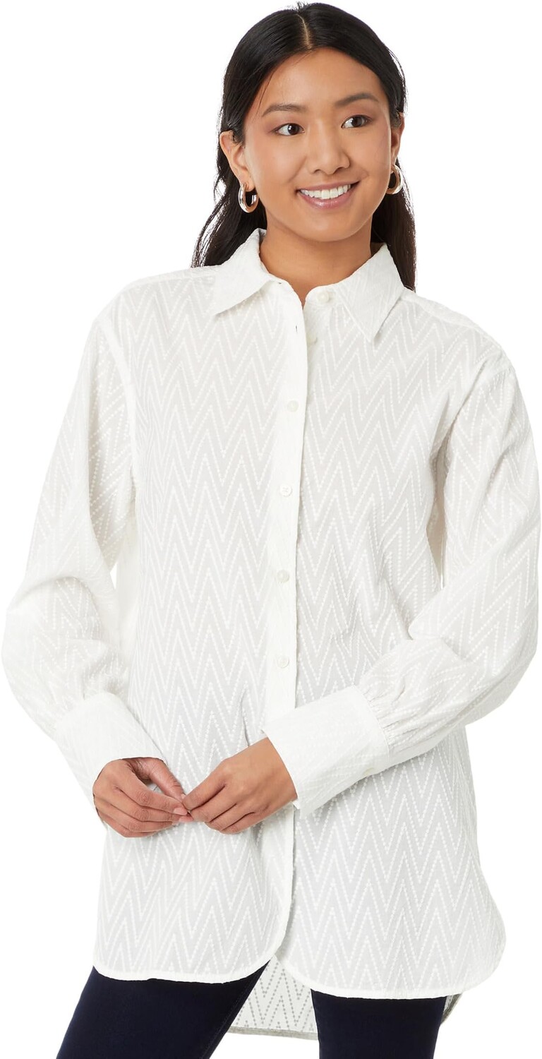 Рубашка Tommy Hilfiger Long Sleeve Chevron Dobby Tunic, белый
Рубашка Tommy Hilfiger Long Sleeve Chevron Dobby Tunic, белый