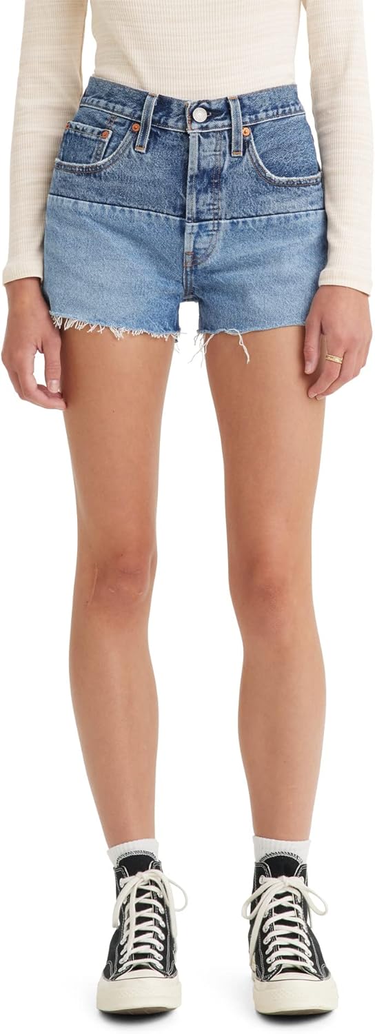 Женские шорты Levi's 501 Pieced, (New) Medium Indigo Destructed
Женские шорты Levi's 501 Pieced, (New) Medium Indigo Destructed