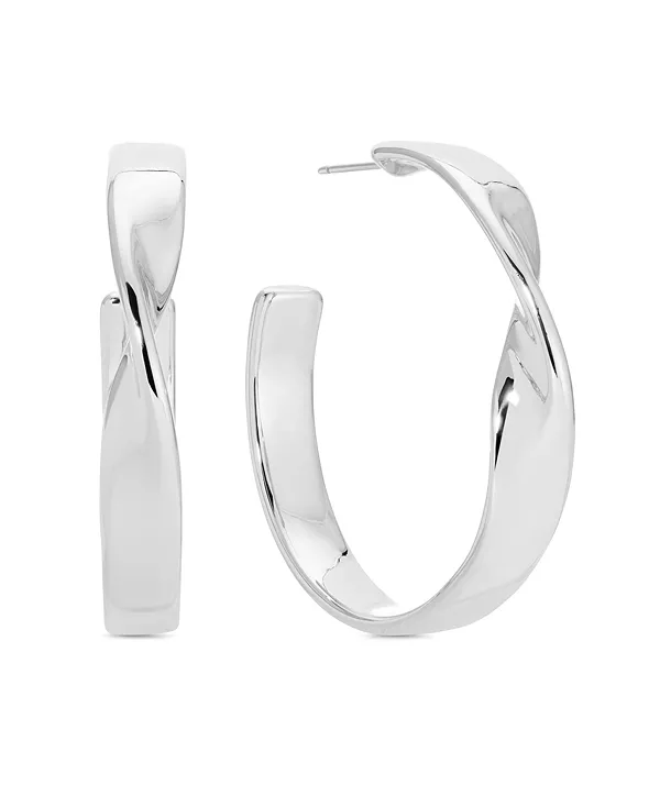 Серьги-Кольца Heirloom Twist среднего размера Ettika, silver
Серьги-Кольца Heirloom Twist среднего размера Ettika, silver