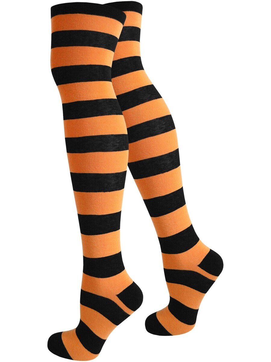 Носки normani Over the Knee Socks, оранжевый/черный 
Носки normani Over the Knee Socks, оранжевый/черный