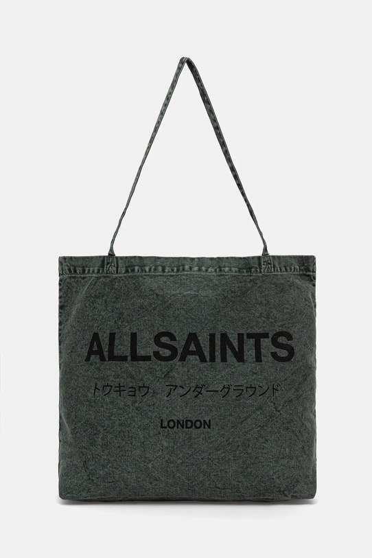 Хлопковая сумка AllSaints, зеленый
Хлопковая сумка AllSaints, зеленый