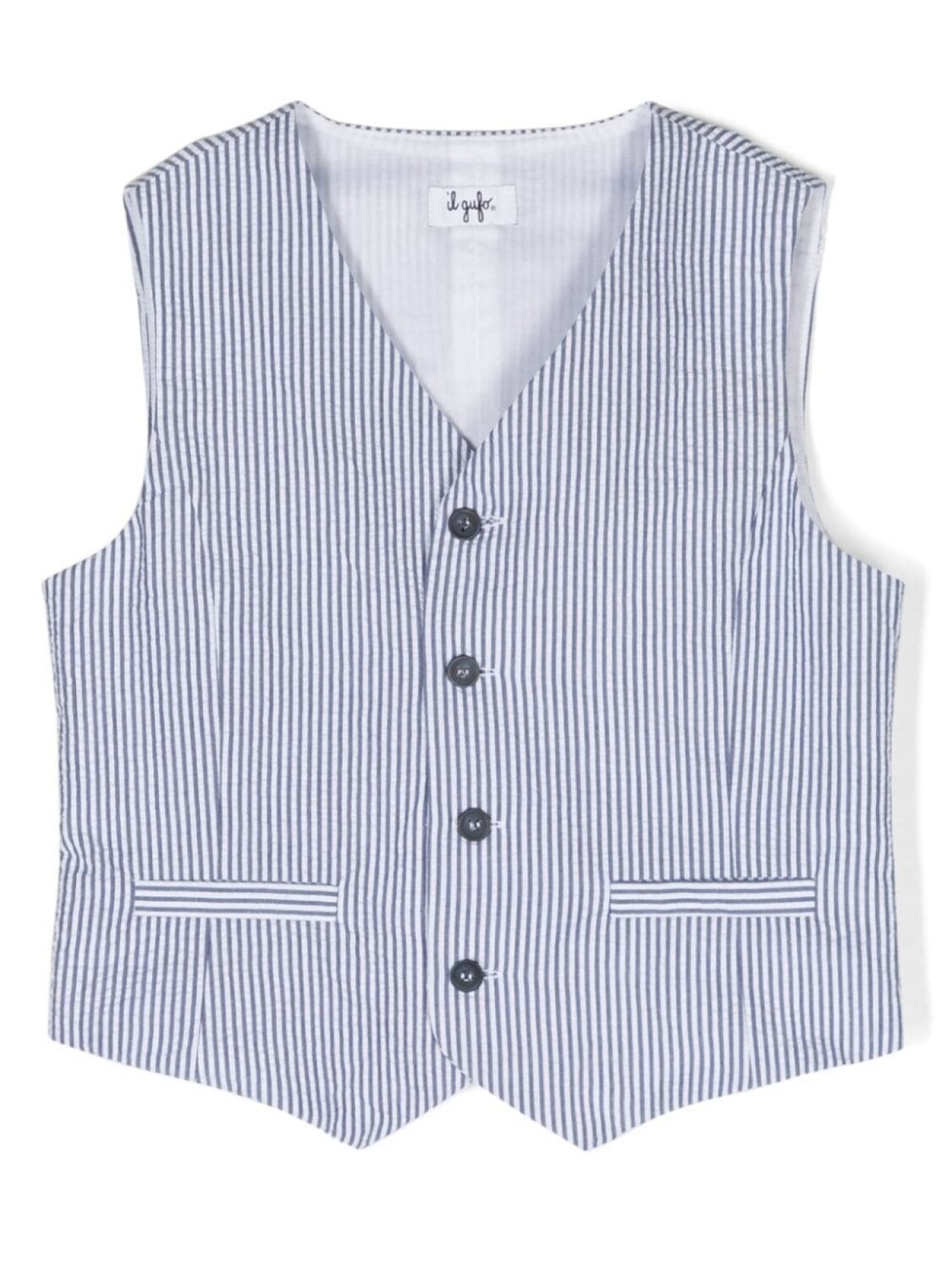 Il Gufo полосатые шорты из сирсакера, белый
Il Gufo полосатые шорты из сирсакера, белый