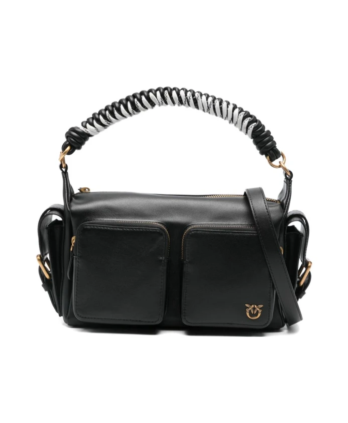 Элегантная сумка через плечо в черно-золотом цвете. Pinko, черный
Элегантная сумка через плечо в черно-золотом цвете. Pinko, черный