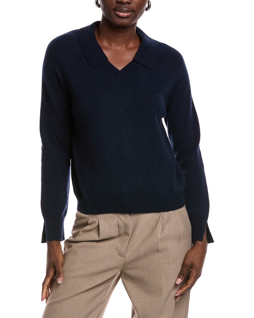 Минни Роуз воротник кашемировый свитер Minnie Rose, синий 
Минни Роуз воротник кашемировый свитер Minnie Rose, синий