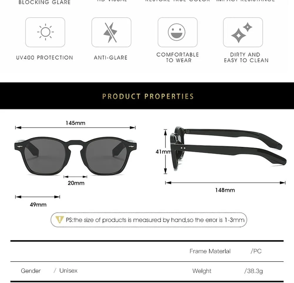 Винтажные прямоугольные солнцезащитные очки для женщин с синими линзами и заклепками, мужские солнцезащитные очки, женские солнцезащитные очки UV400 TYUVIVO, C5
Винтажные прямоугольные солнцезащитные очки для женщин с синими линзами и заклепками, мужские солнцезащитные очки, женские солнцезащитные очки UV400 TYUVIVO, C5