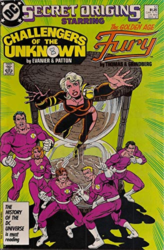 Secret Origins : Staring Challengers of the Unknown and the Golden Age Fury - Issue Number 12 - March 1987 (DC Comics)
Secret Origins : Staring Challengers of the Unknown and the Golden Age Fury - Issue Number 12 - March 1987 (DC Comics)