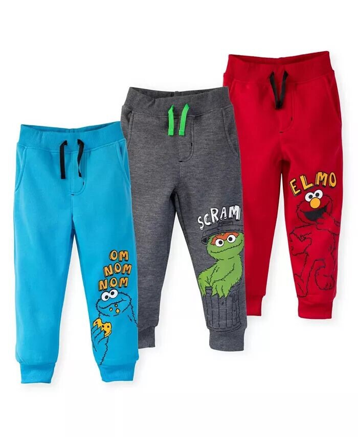 Комплект из 3 флисовых штанов Little Boys Elmo Cookie Monster Oscar the Grouch Sesame Street, мультиколор
Комплект из 3 флисовых штанов Little Boys Elmo Cookie Monster Oscar the Grouch Sesame Street, мультиколор
