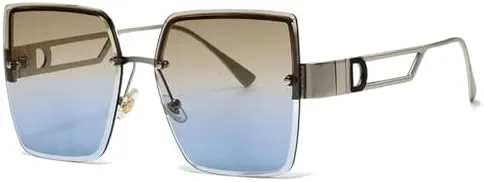 Солнцезащитные очки 2027 года для женщин, градиентные безободковые солнцезащитные очки для мужчин, ретро-очки, защита от ультрафиолета UV400 MTZJH, Brown Blue
Солнцезащитные очки 2027 года для женщин, градиентные безободковые солнцезащитные очки для мужчин, ретро-очки, защита от ультрафиолета UV400 MTZJH, Brown Blue