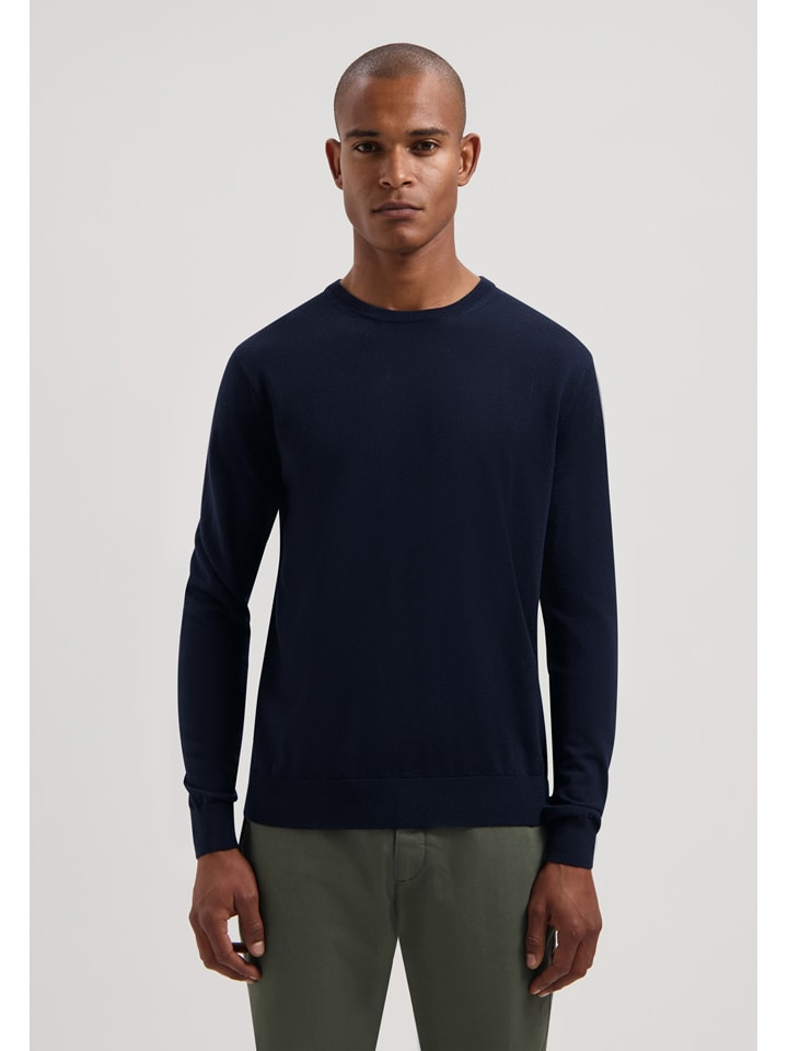 Темно-синий шерстяной свитер DSTREZZED
Темно-синий шерстяной свитер DSTREZZED