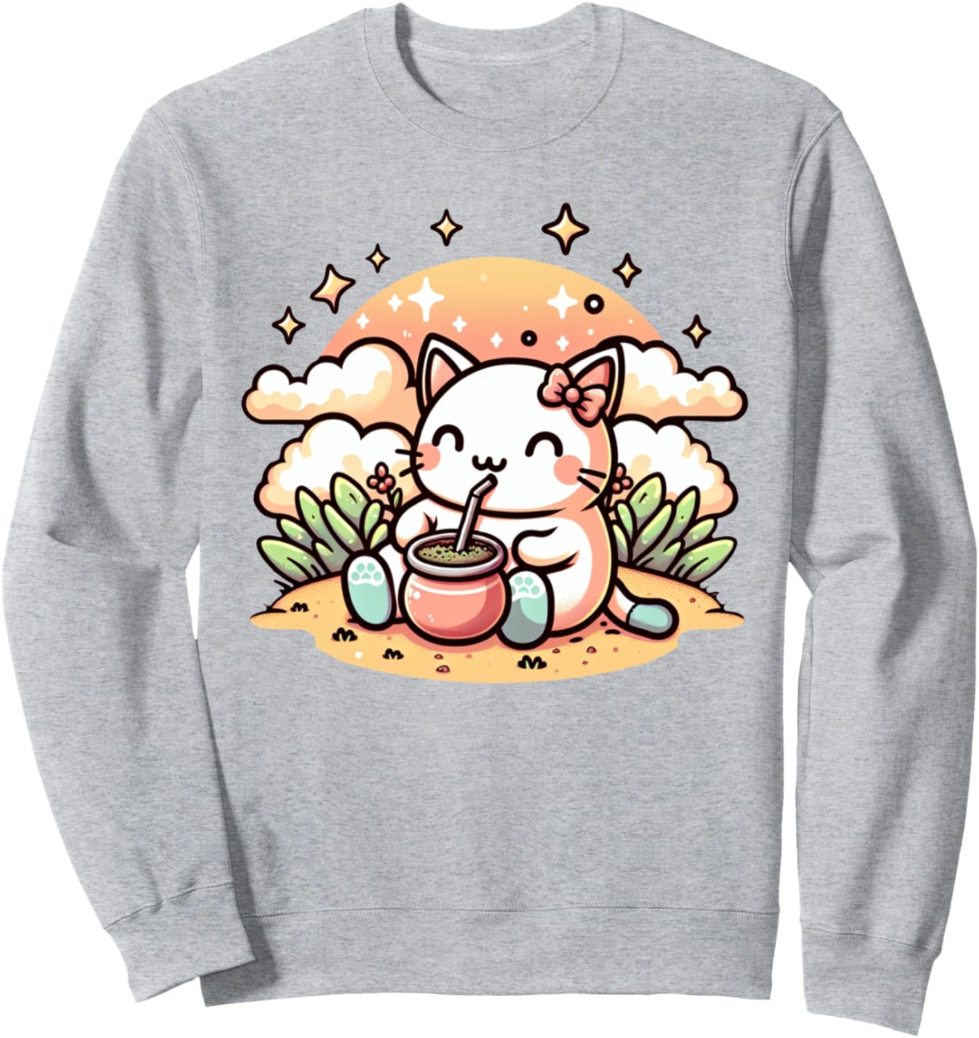 Толстовка с изображением милого кота и мате, успокаивающая, для мужчин и женщин, серая, размер S Argentina Yerba Mate Lover Tee Mate Argentino
Толстовка с изображением милого кота и мате, успокаивающая, для мужчин и женщин, серая, размер S Argentina Yerba Mate Lover Tee Mate Argentino