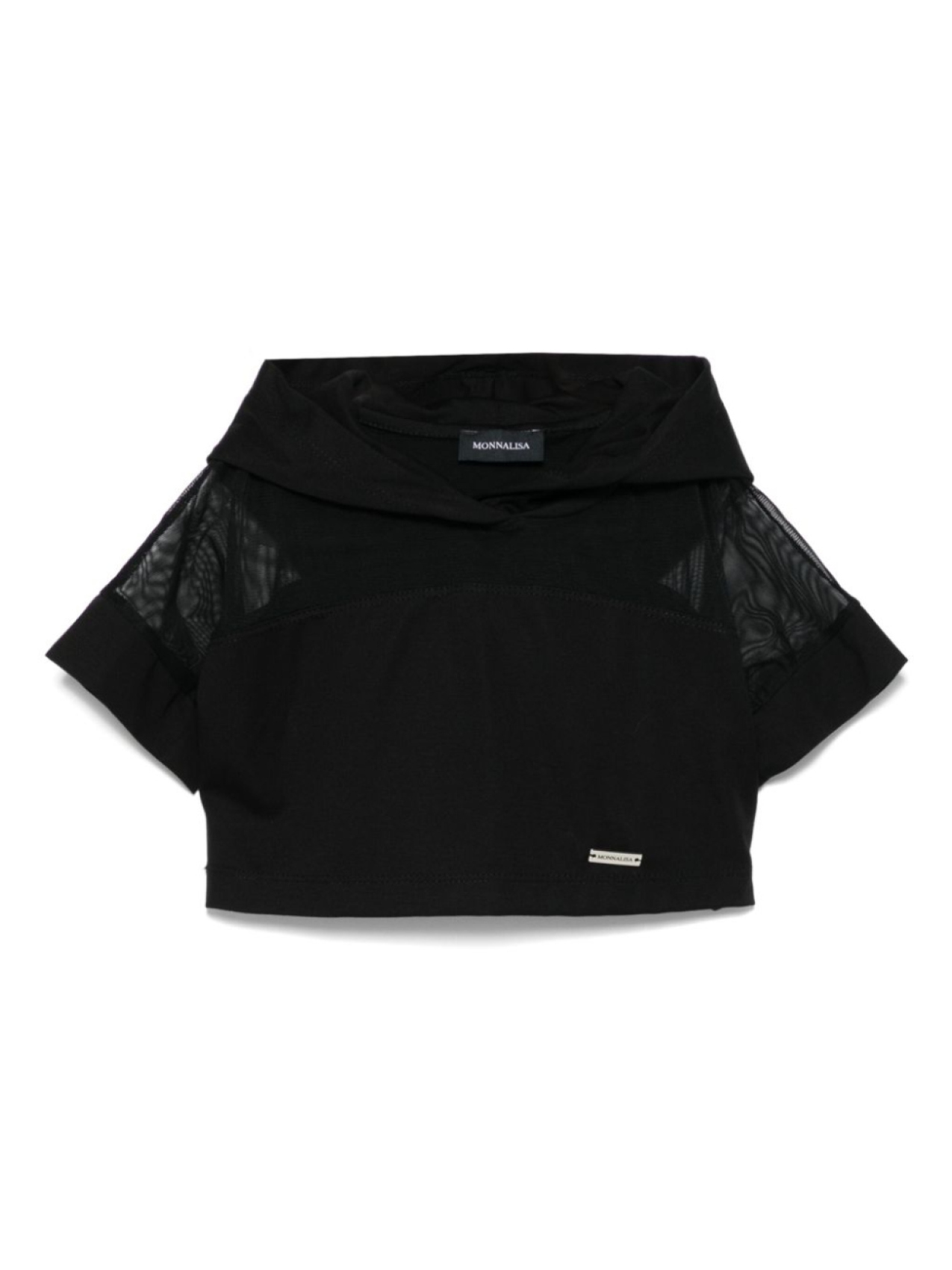 Monnalisa футболка с прозрачной отделкой, черный
Monnalisa футболка с прозрачной отделкой, черный
