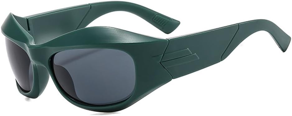 Солнцезащитные очки в стиле хип-хоп неправильной формы для женщин, с полосками на дужках, винтажные готические солнцезащитные очки для мужчин VFDHN, C8 Dark Green Silver
Солнцезащитные очки в стиле хип-хоп неправильной формы для женщин, с полосками на дужках, винтажные готические солнцезащитные очки для мужчин VFDHN, C8 Dark Green Silver