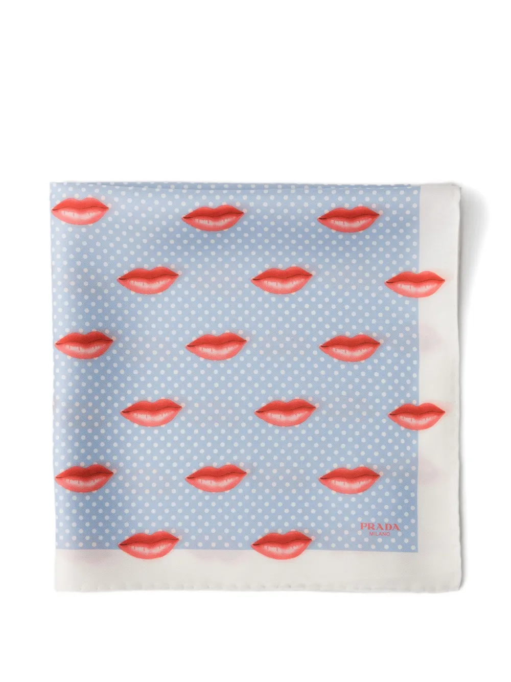 Шелковый твиловый платок с принтом 55 x 55 см Prada, синий
Шелковый твиловый платок с принтом 55 x 55 см Prada, синий