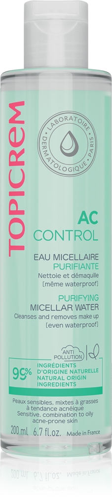 Очищающая мицеллярная вода AC для жирной, склонной к акне кожи Topicrem, 200 мл
Очищающая мицеллярная вода AC для жирной, склонной к акне кожи Topicrem, 200 мл