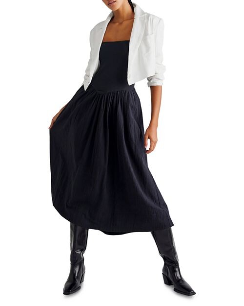 Хлопковое платье миди без бретелек Free People Onda Free People, цвет Black
Хлопковое платье миди без бретелек Free People Onda Free People, цвет Black