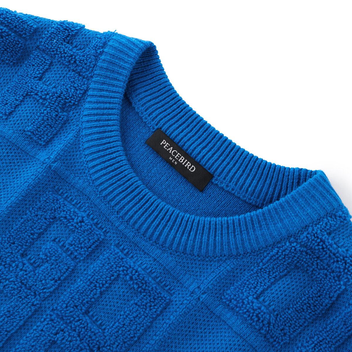 Пуловер мужской Peacebird с круглым вырезом, синий
Пуловер мужской Peacebird с круглым вырезом, синий
