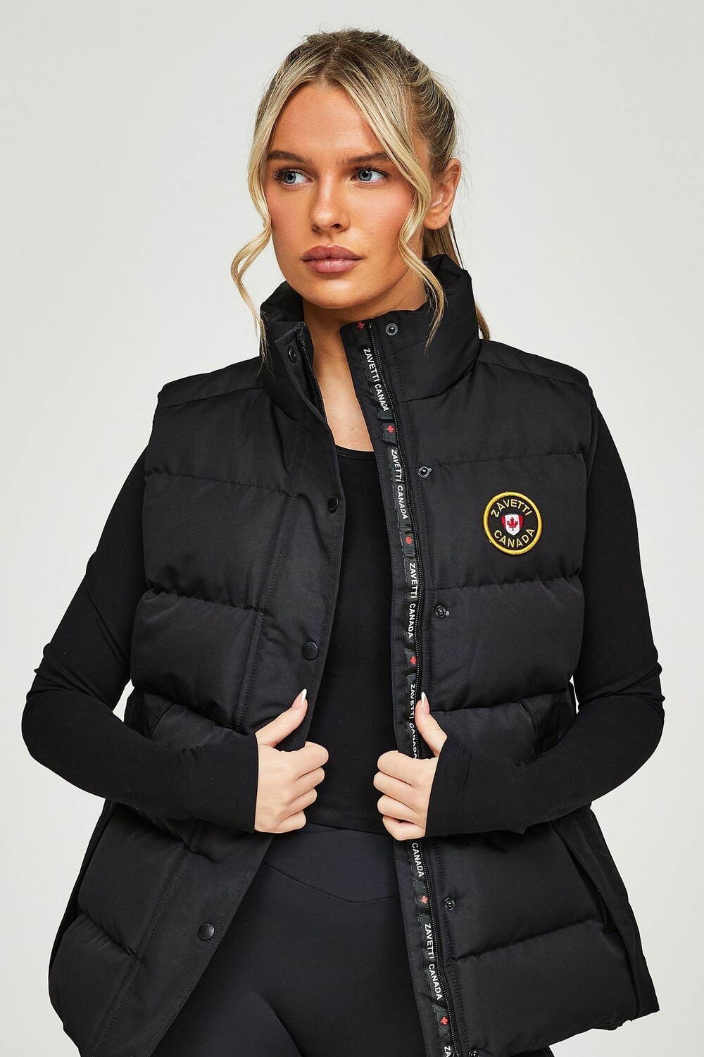 Женский жилет Salvino Zavetti Canada, черный 
Женский жилет Salvino Zavetti Canada, черный