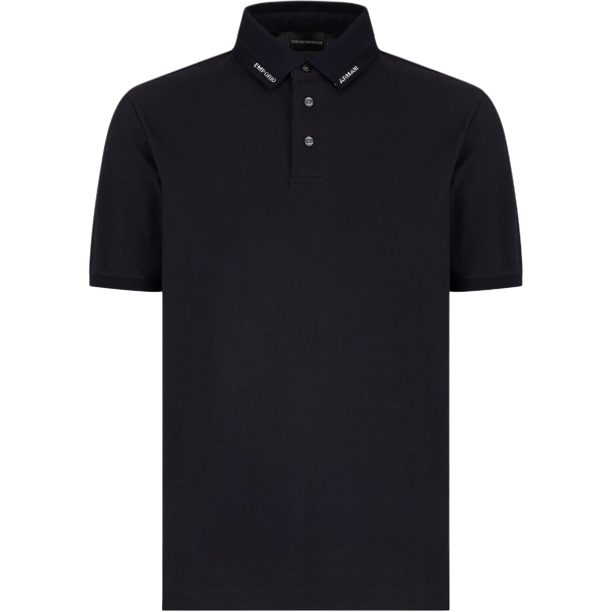 Поло с лого на воротнике EMPORIO ARMANI, синий
Поло с лого на воротнике EMPORIO ARMANI, синий