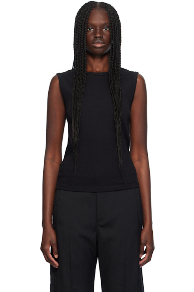 Черная майка с круглым вырезом Róhe
Черная майка с круглым вырезом Róhe