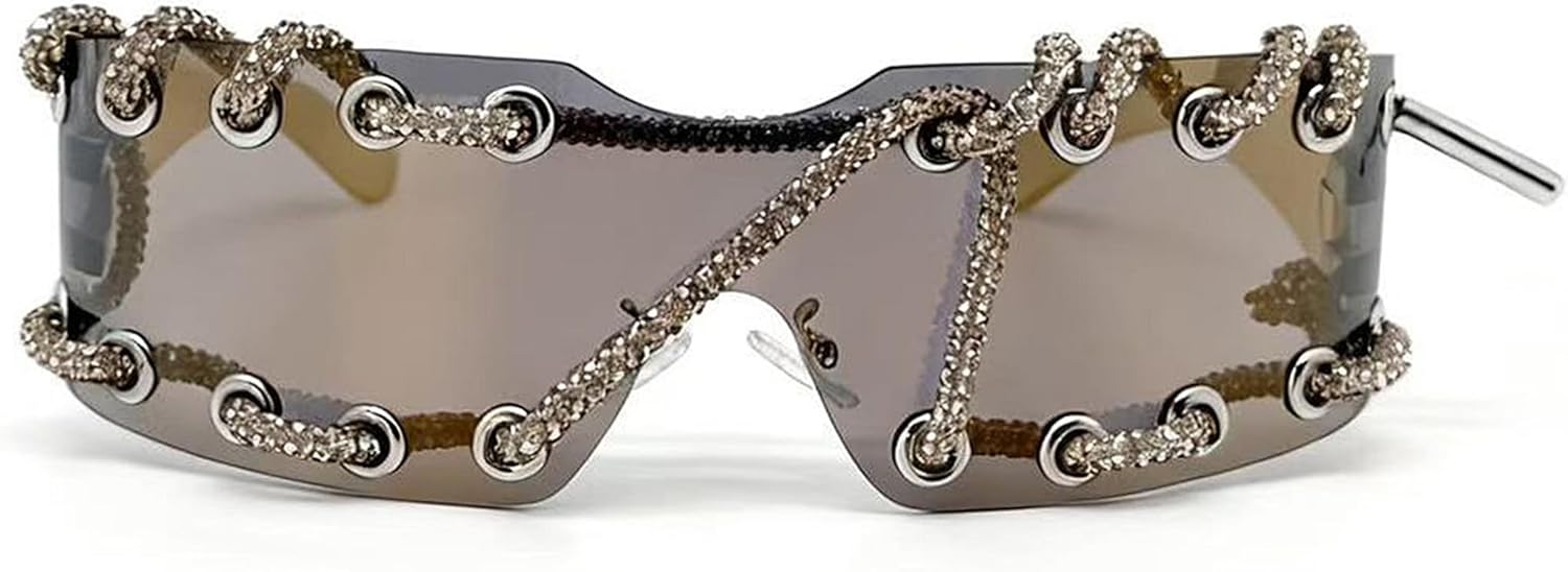 bullabulling Винтажные прямоугольные солнцезащитные очки с обертывающим креплением и стразами, модные цельные солнцезащитные очки для женщин и мужчин с заклепками, Gold/Gold
bullabulling Винтажные прямоугольные солнцезащитные очки с обертывающим креплением и стразами, модные цельные солнцезащитные очки для женщин и мужчин с заклепками, Gold/Gold