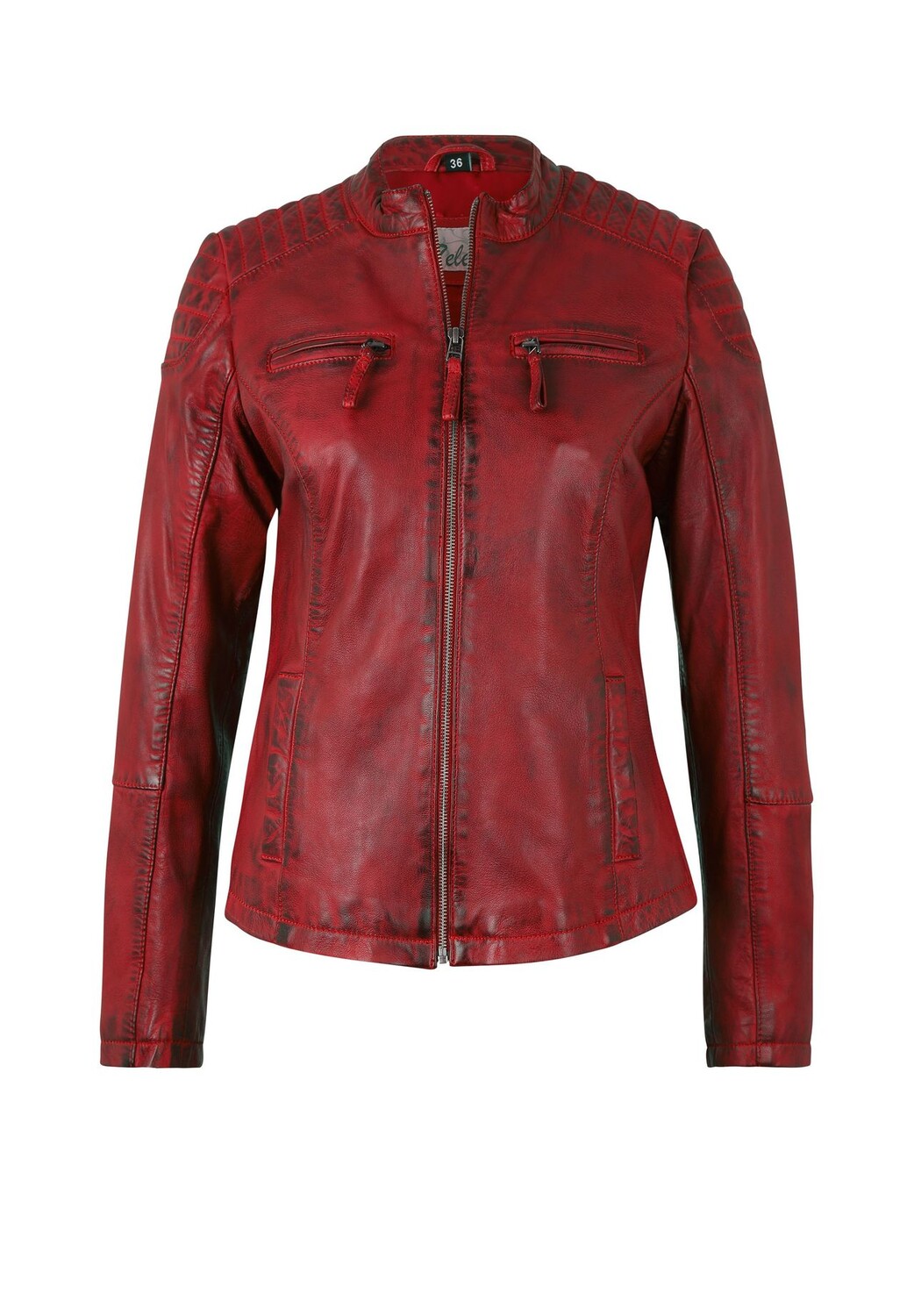 Кожаная куртка Naomi в модном образе 7eleven, красный
Кожаная куртка Naomi в модном образе 7eleven, красный