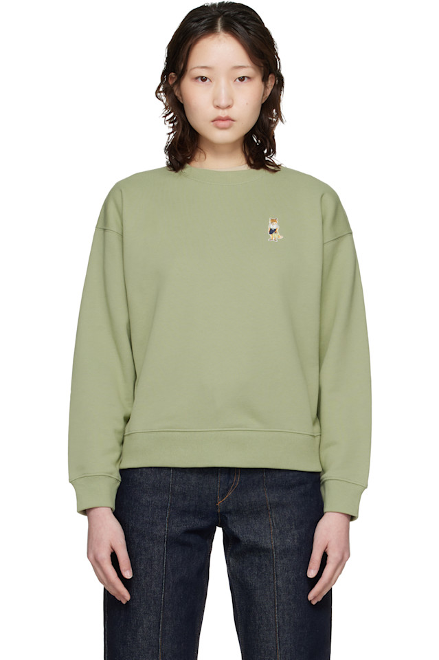 Maison Kitsuné Зеленая толстовка с изображением лисы
Maison Kitsuné Зеленая толстовка с изображением лисы