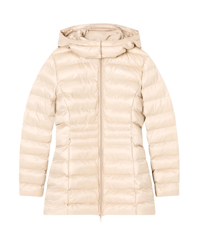 Утепленная нейлоновая куртка с капюшоном в стиле кабана Emporio Armani Ea7, бежевый
Утепленная нейлоновая куртка с капюшоном в стиле кабана Emporio Armani Ea7, бежевый