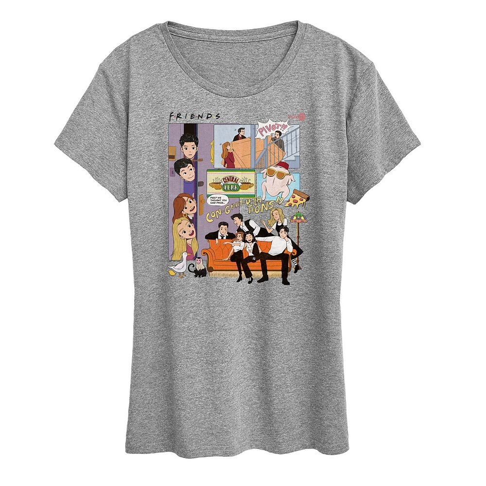 Женская футболка с рисунком Friends 30th Grid Licensed Character, цвет Heather Gray
Женская футболка с рисунком Friends 30th Grid Licensed Character, цвет Heather Gray