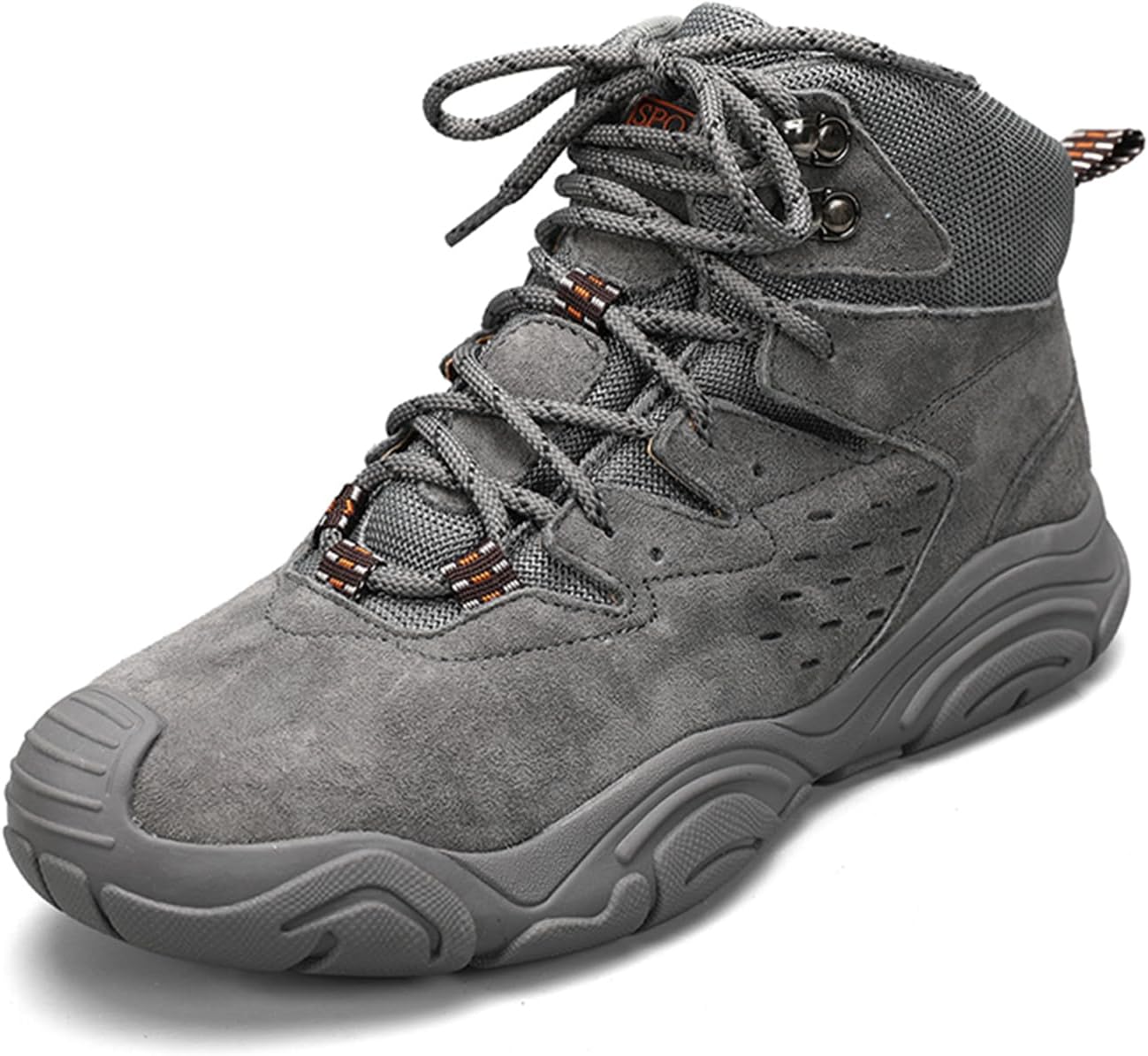 Мужские замшевые кожаные ботинки на шнурках с платформой для походов, с круглым носком, массивные, средней высоты, с дышащей сетчатой подкладкой, легкие, для активного отдыха, альпинизма, походов, тактических задач и кемпинга Tengfeifly, серый
Мужские замшевые кожаные ботинки на шнурках с платформой для походов, с круглым носком, массивные, средней высоты, с дышащей сетчатой подкладкой, легкие, для активного отдыха, альпинизма, походов, тактических задач и кемпинга Tengfeifly, серый
