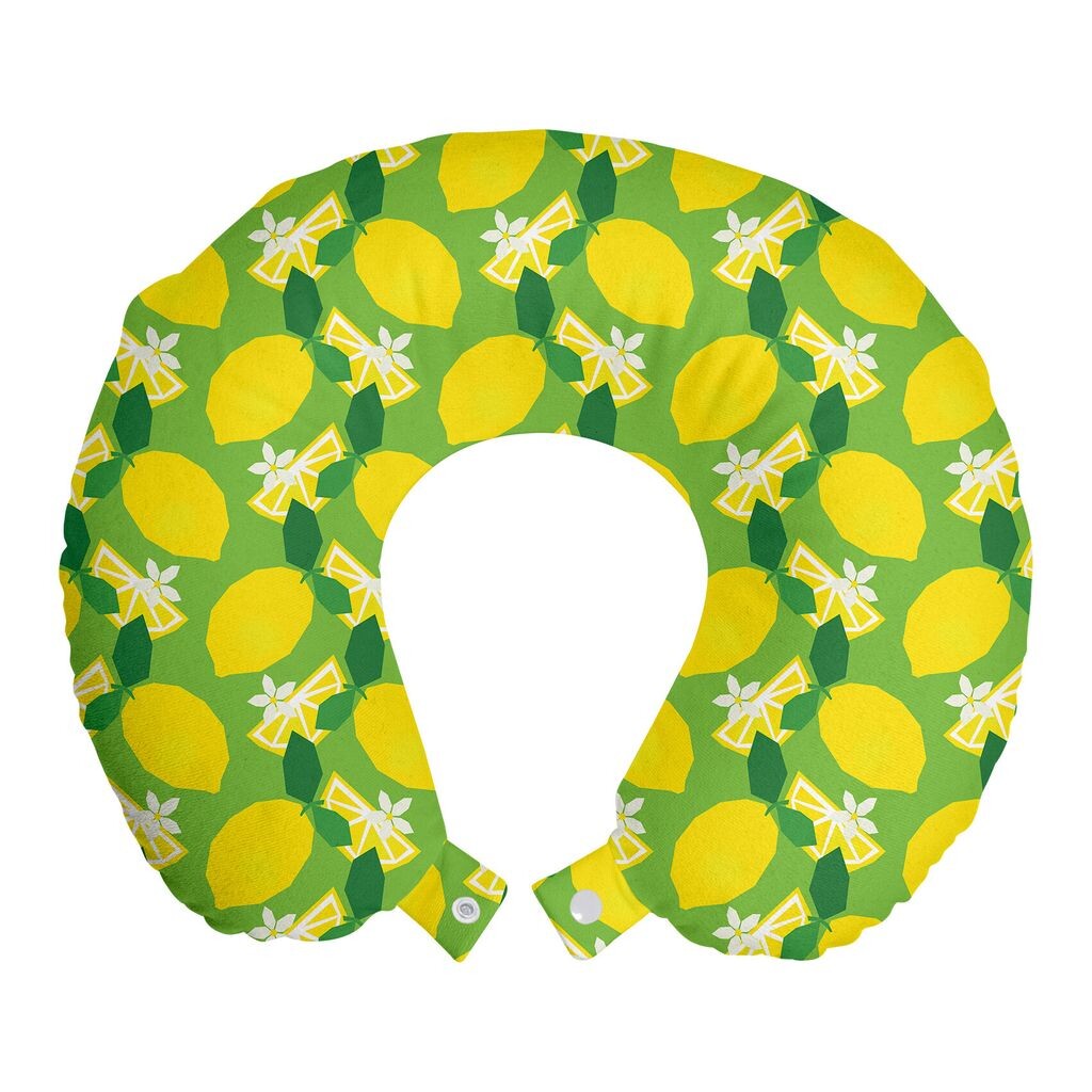 ABAKUHAUS Lemon Travel Pillow Подушка для шеи, яркие цвета цитрусовых, пенопластовые дорожные принадлежности для самолета и автомобиля, 30x30 см, салатовый желтый
ABAKUHAUS Lemon Travel Pillow Подушка для шеи, яркие цвета цитрусовых, пенопластовые дорожные принадлежности для самолета и автомобиля, 30x30 см, салатовый желтый