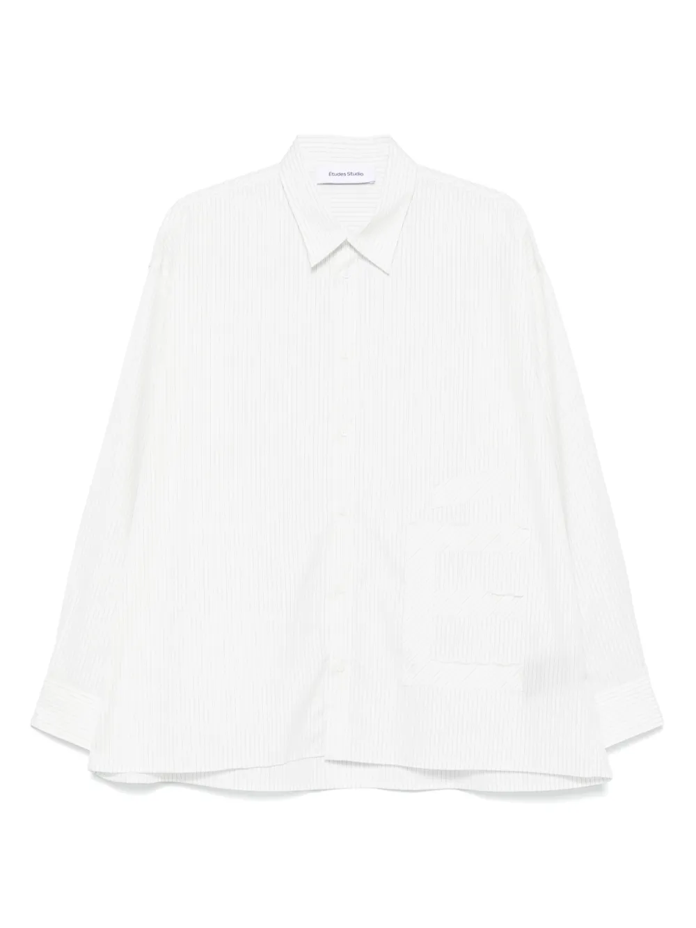 Полосатая рубашка с нашивкой E Études Studio, белый
Полосатая рубашка с нашивкой E Études Studio, белый