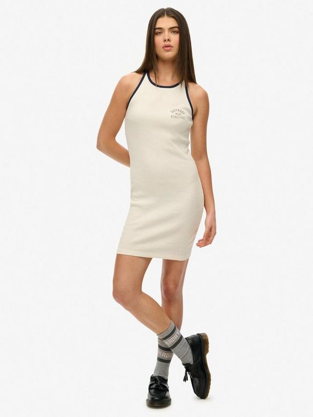 Рибленое танковое платье Athletic Essentials Superdry, Off White
Рибленое танковое платье Athletic Essentials Superdry, Off White