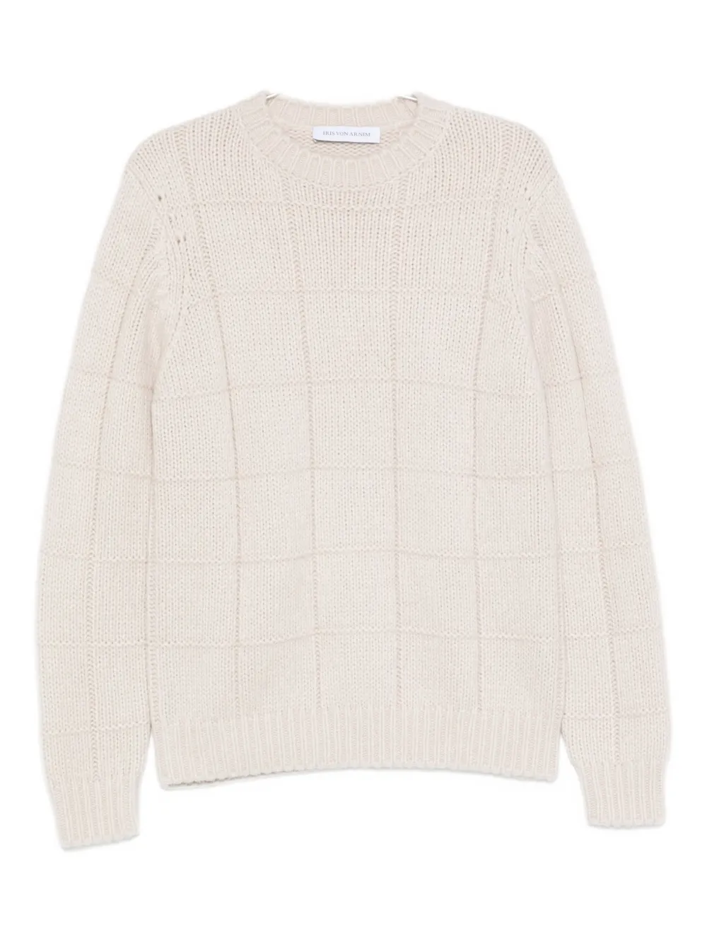 Свитер с панельной вязкой Iris Von Arnim, белый
Свитер с панельной вязкой Iris Von Arnim, белый