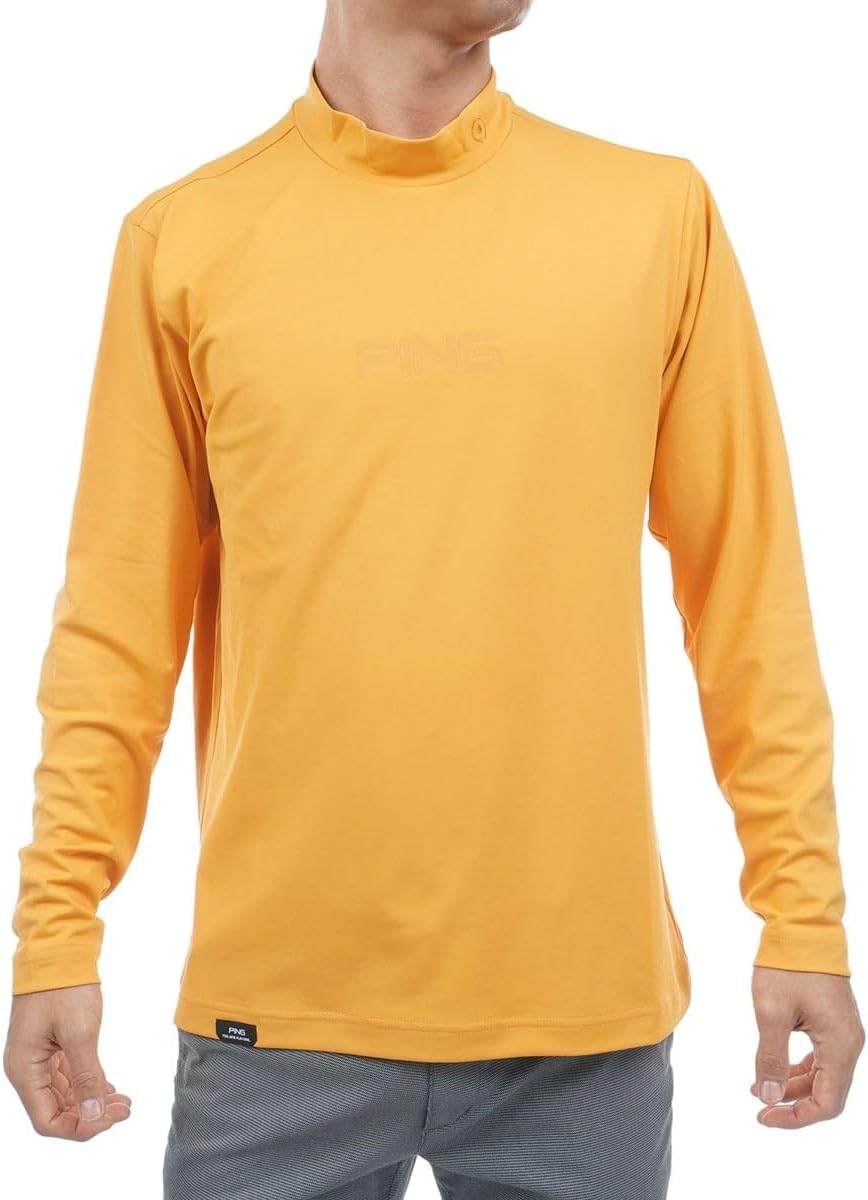 Мужская рубашка с длинным рукавом и высоким воротником Ping Apparel (с логотипом бренда) / для гольфа / 621-5266001, желтый
Мужская рубашка с длинным рукавом и высоким воротником Ping Apparel (с логотипом бренда) / для гольфа / 621-5266001, желтый