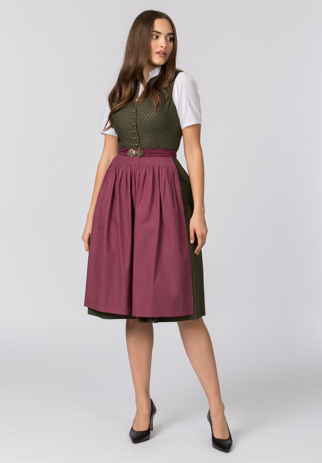 Широкая юбка в сборку LUANA Stockerpoint, оливковый
Широкая юбка в сборку LUANA Stockerpoint, оливковый