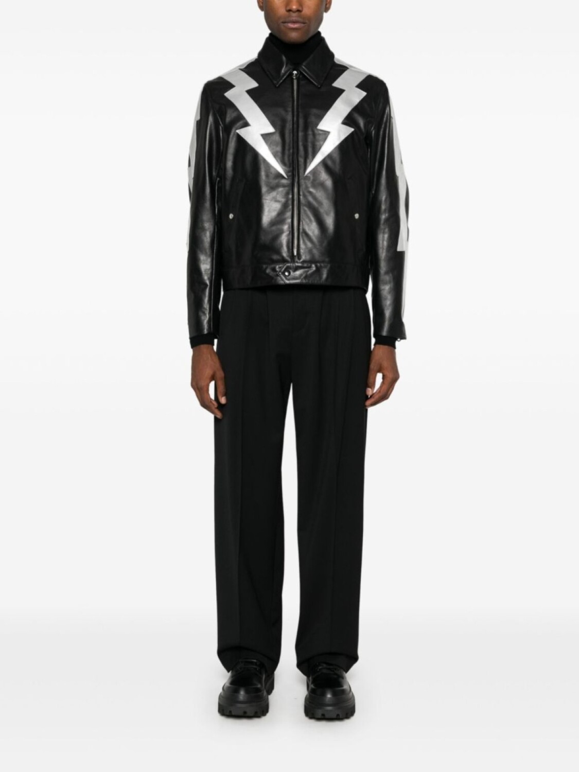 FURSAC кожаная куртка на молнии, черный
FURSAC кожаная куртка на молнии, черный