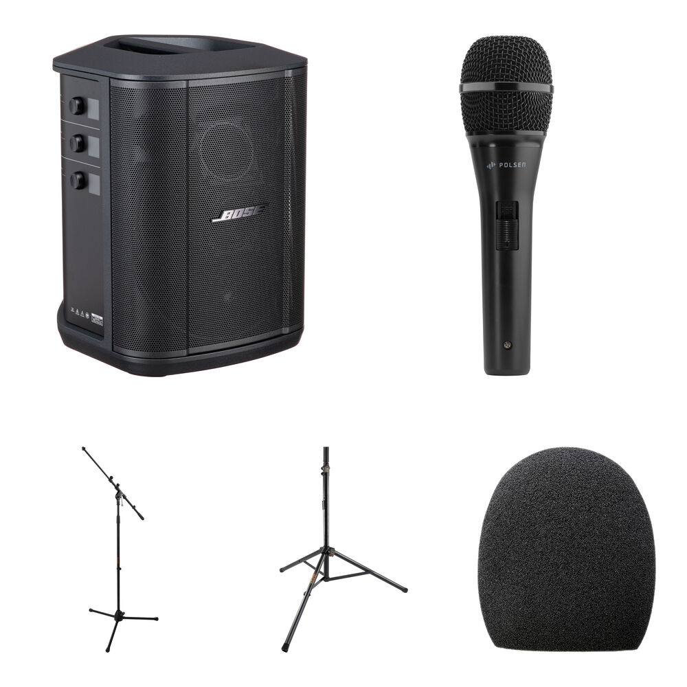 Портативная PA-системы Bose S1 Pro+ Wireless PA Singer/Songwriter Bundle with
Портативная PA-системы Bose S1 Pro+ Wireless PA Singer/Songwriter Bundle with
