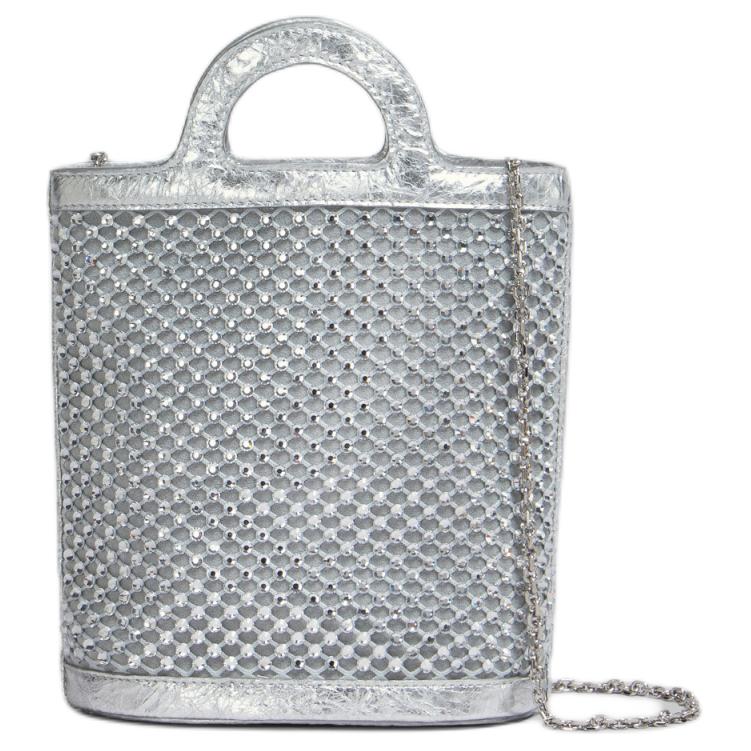 MARNI Тропическая сумка через плечо из полиэстера серебристого цвета
MARNI Тропическая сумка через плечо из полиэстера серебристого цвета